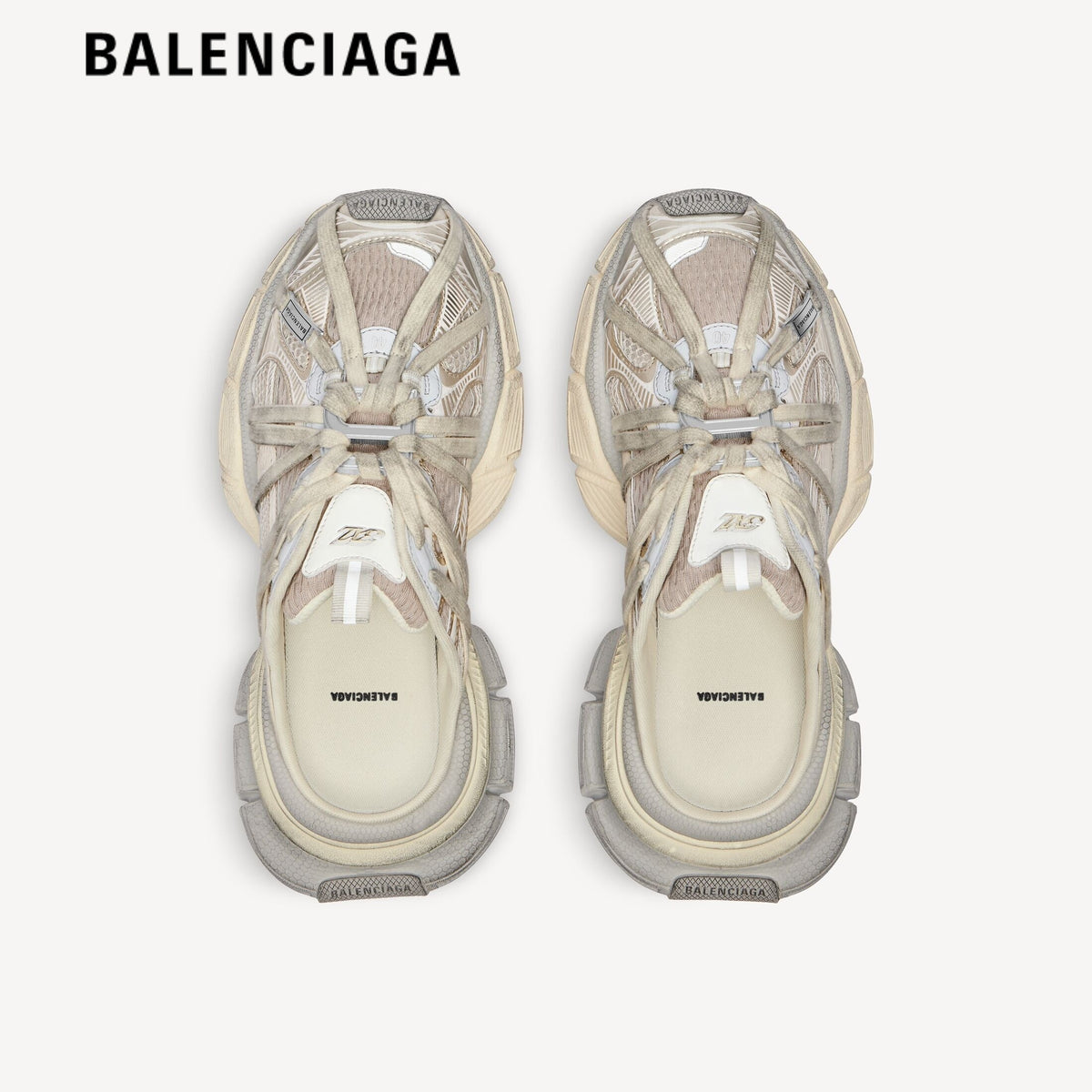 Balenciaga 3XL Extreme Laces Mule men's shoes  women sneakers