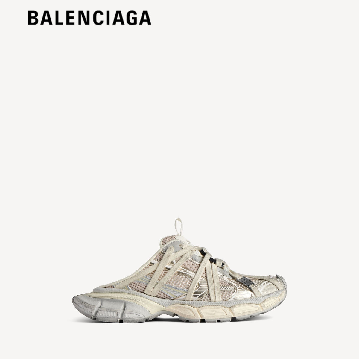 Balenciaga 3XL Extreme Laces Mule men's shoes  women sneakers