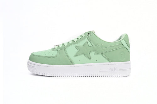 A BATHING APE BAPE STA Mint Green Sneakers | Women's & Men's Skate-Inspired Low-Top Shoes