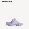 Balenciaga 3XL Check Mule Lilac men's shoes  women sneakers