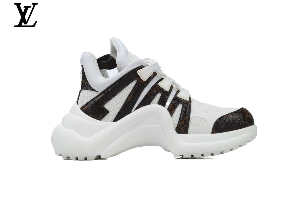 Louis Vuitton LV  shoes for man  women Archlight Sneaker – White Monogram