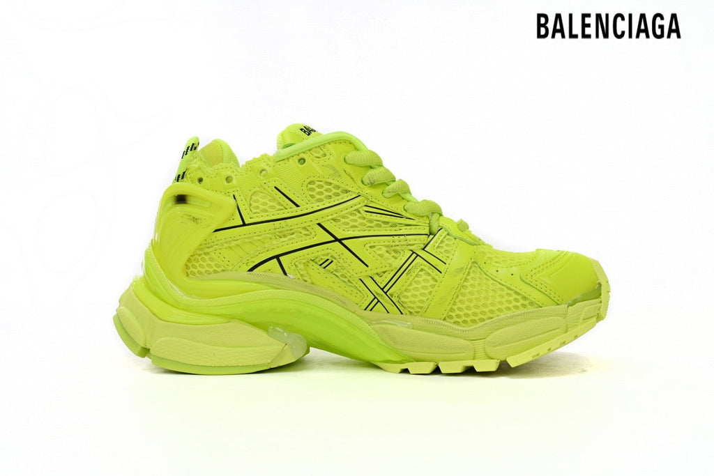 Balenciaga Runner Sneaker Fluorescent Yellow Mesh