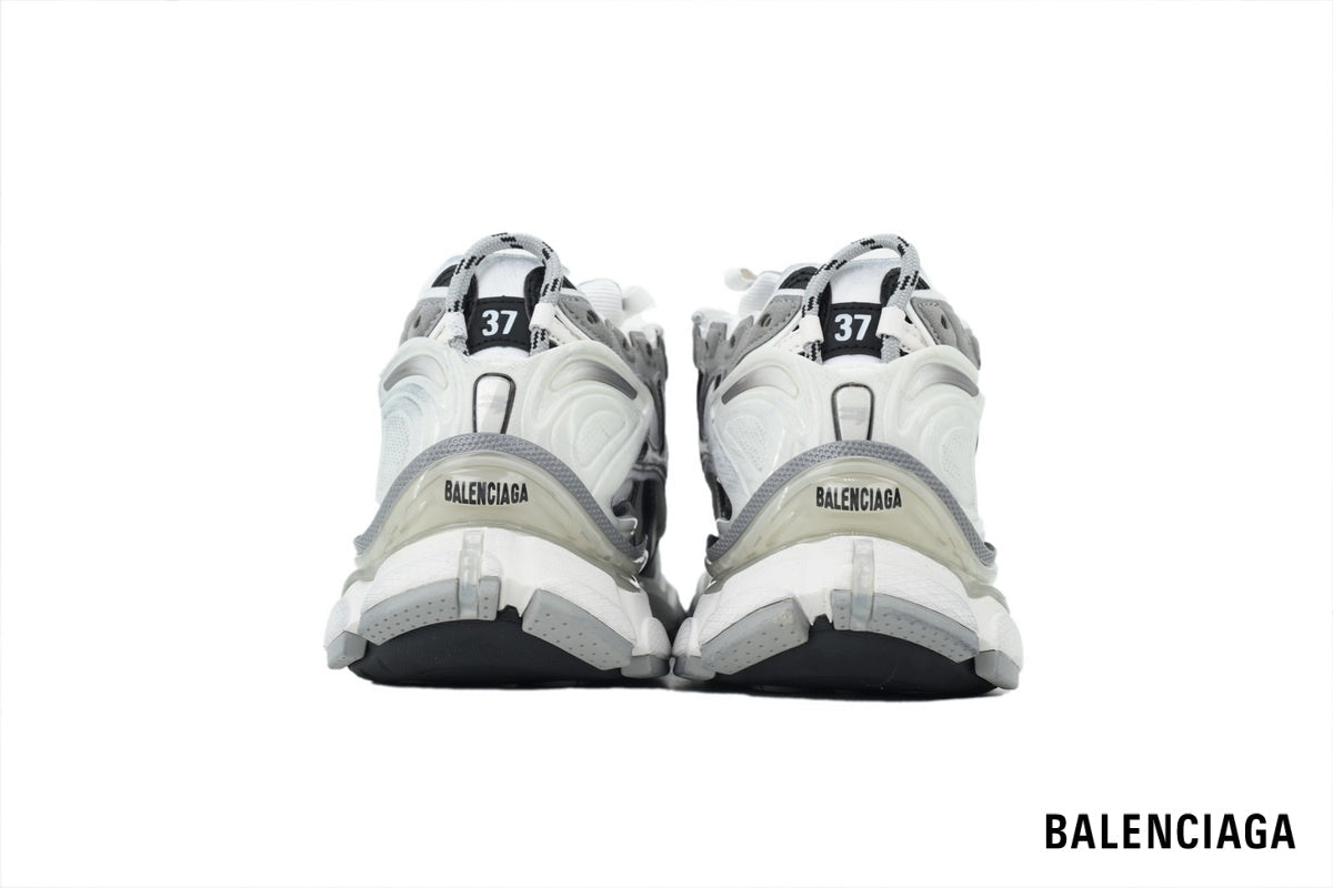 Balenciaga Runner men's shoes  women sneakers – White, Black & Grey