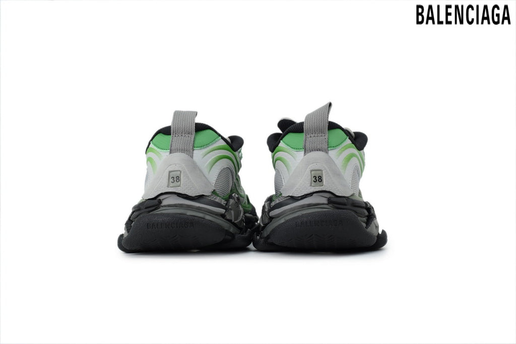 Balenciaga Cargo men's shoes  women sneakers – White & Green