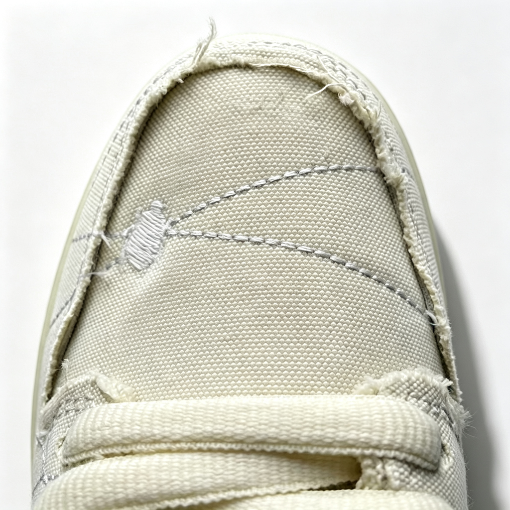 Nike Dunk Low Sneakers – Cream / Off-White | Frayed Canvas & Translucent Sole