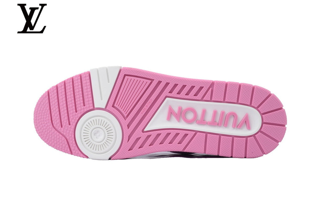 Louis Vuitton Low Top Trainer – Pink Monogram Canvas