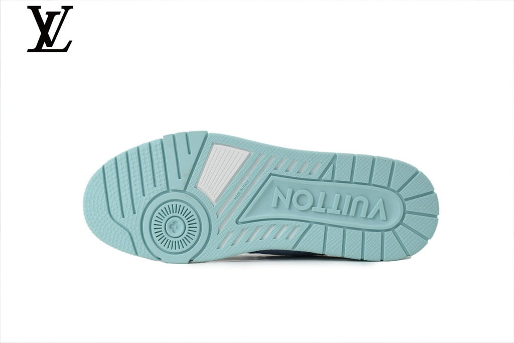 Louis Vuitton Trainer  shoes for man  women Sneaker – Gradient Blue Monogram