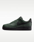 Nike Air Force 1 '07 Dark Green Black Swoosh Sneakers