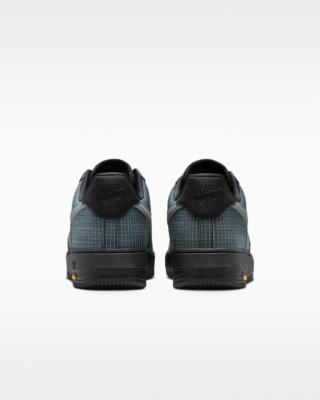 Nike Air Force 1 '07 Teal Grid Fabric Vibram Outsole Sneakers