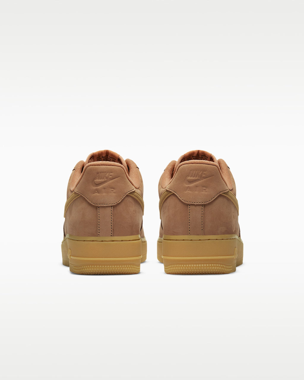 Nike Air Force 1 '07 Wheat Suede Gum Sneakers