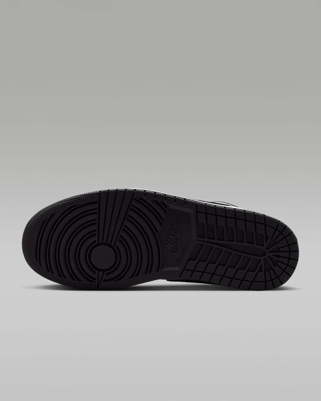 Air Jordan 1 Low OG Black Grey Suede Leather Sneakers
