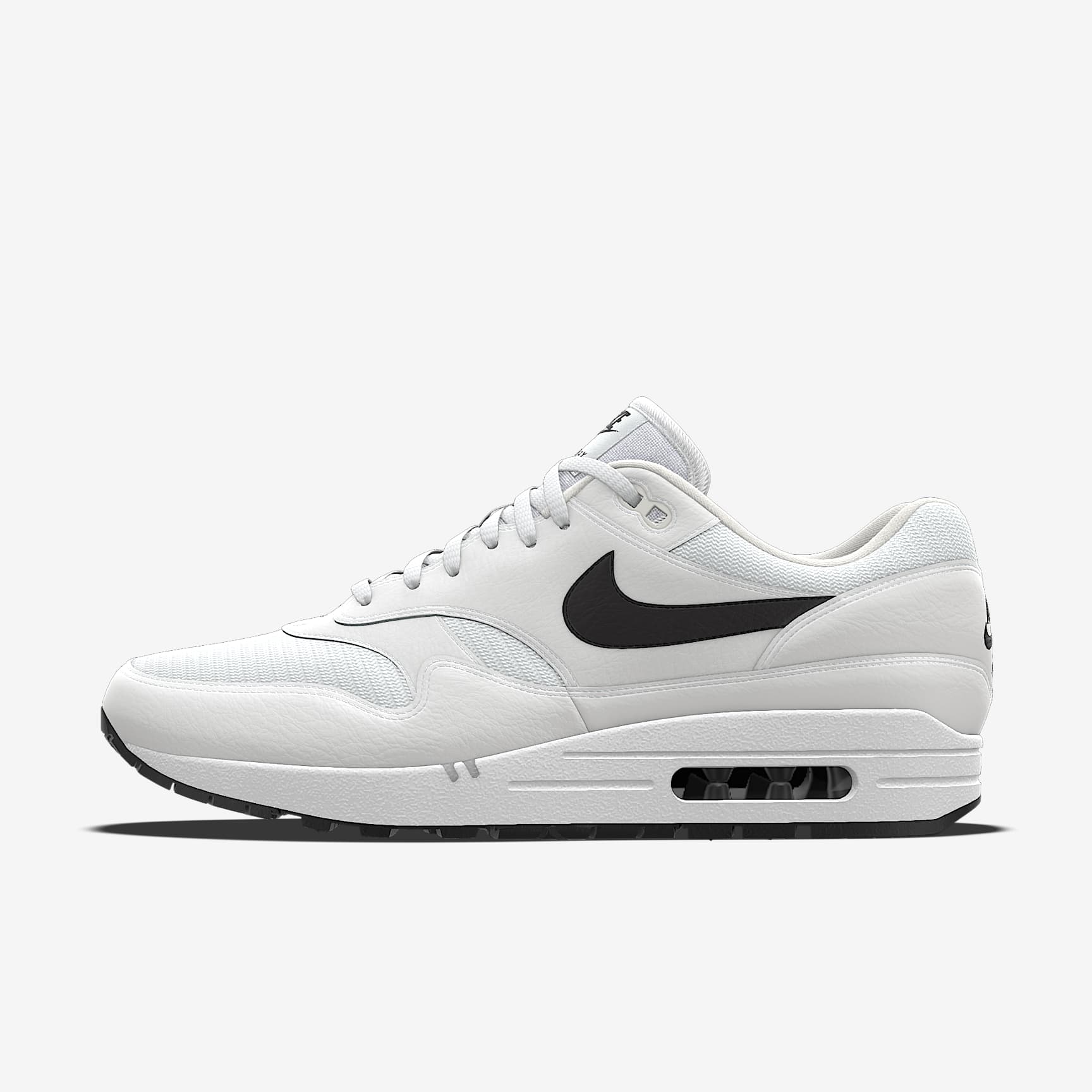 Nike Air Max 1 By You – White/Black Custom Sneaker