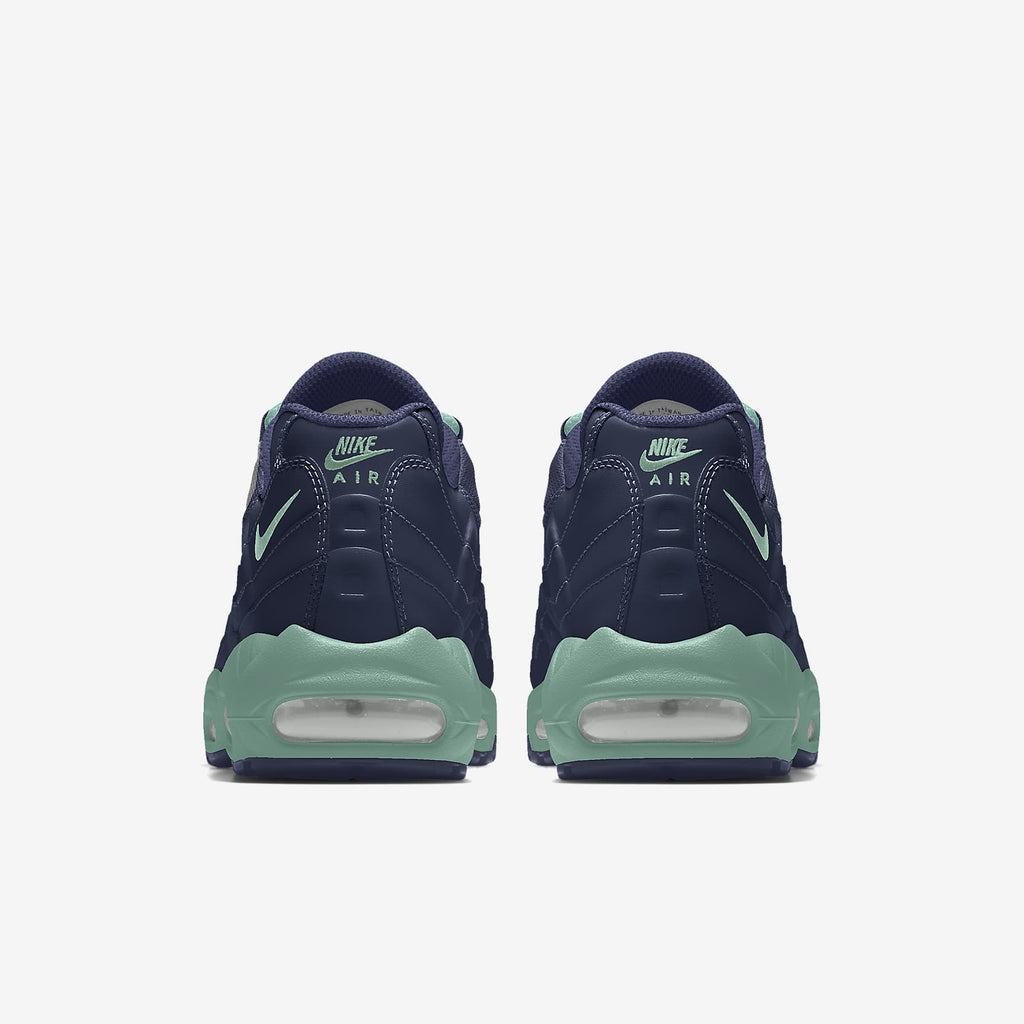 Nike Air Max 95 – Navy / Teal / Green Mesh Athletic Sneakers