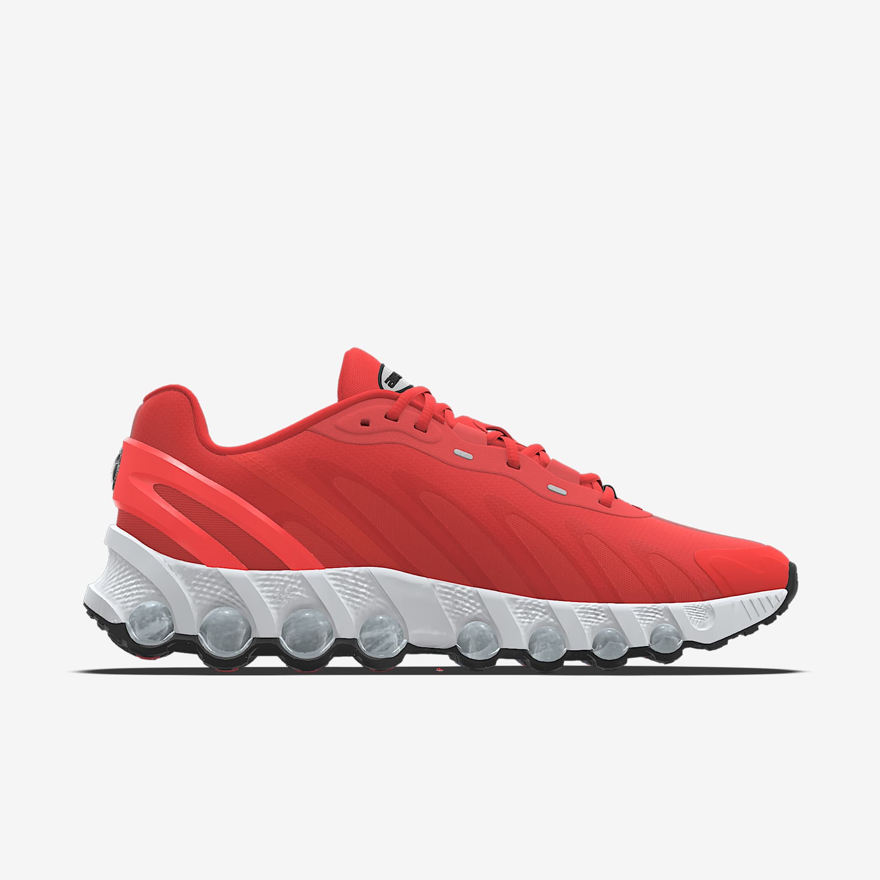 Nike Air Max DN By You – Bright Red/Black/White Custom Sneaker