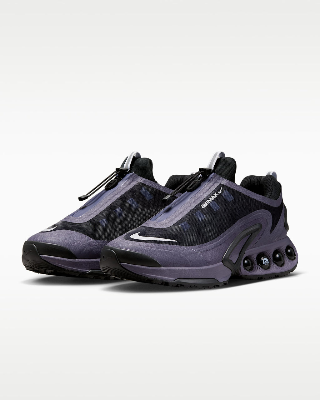 Nike Air Max DN Roam – Purple / Black Mesh Athletic Sneakers