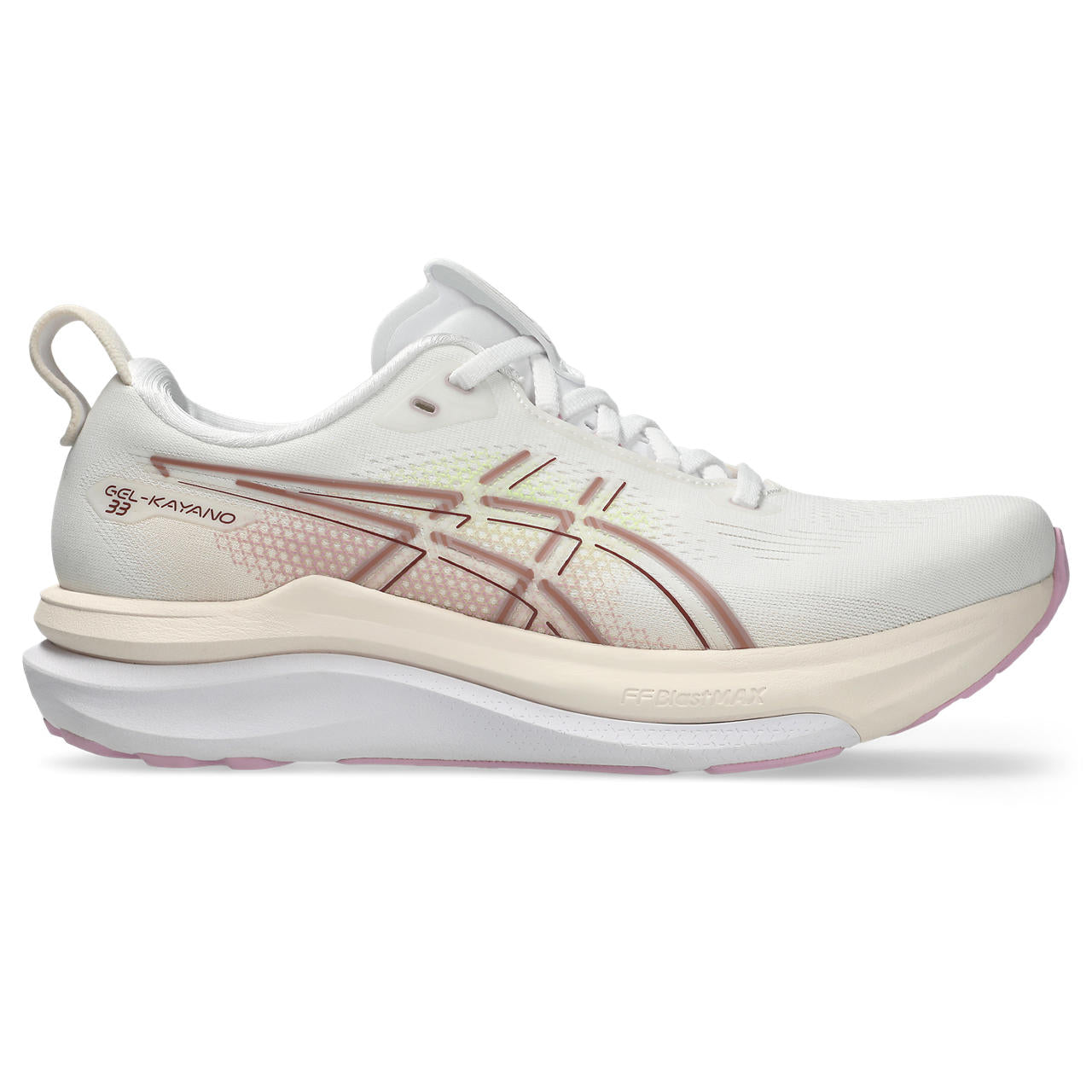 Asics Gel-Kayano 33 White / Dusty Rose