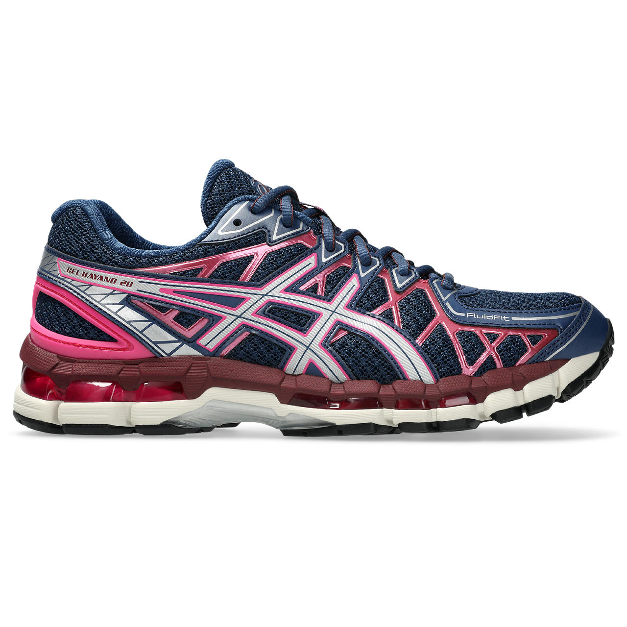 Asics Gel-Kayano 20 Navy Blue / Silver / Hot Pink