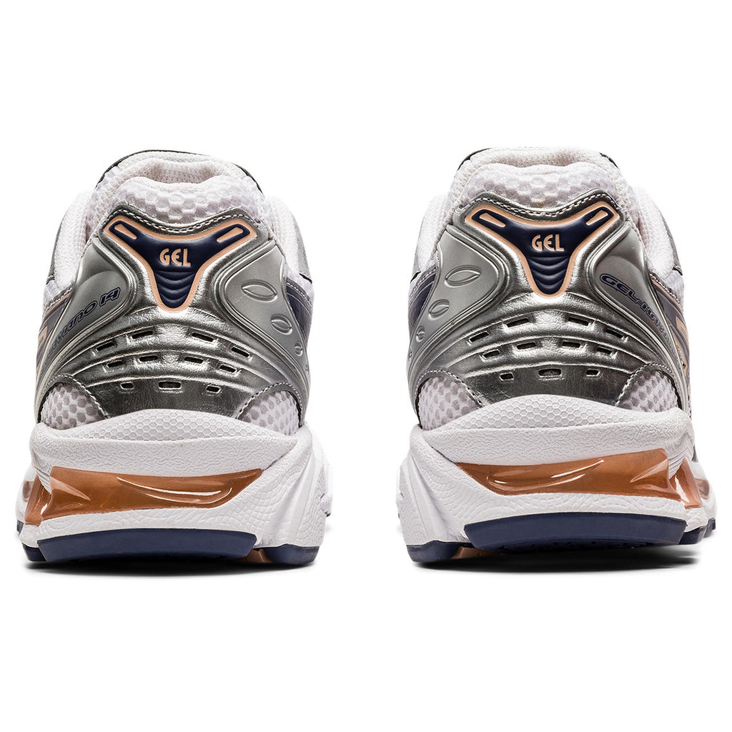 Asics Gel-Kayano 14 White / Metallic Silver / Dark Navy