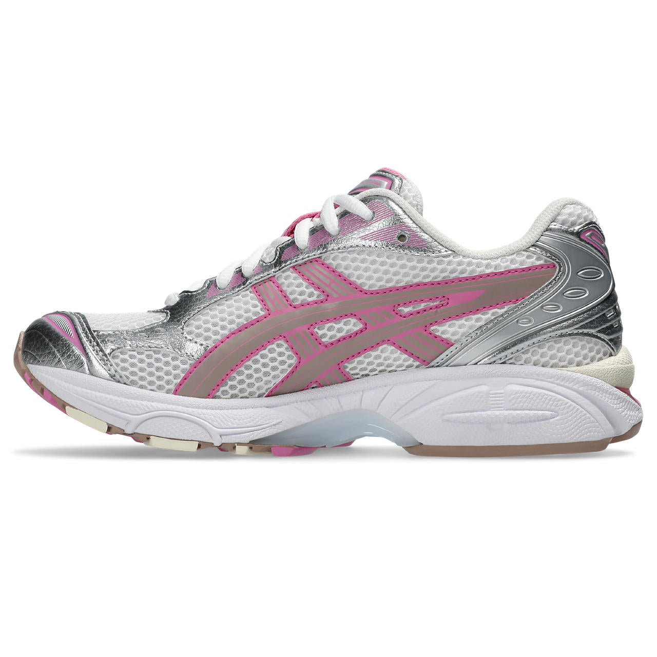 Asics Gel-Kayano 14 White / Metallic Silver / Pink