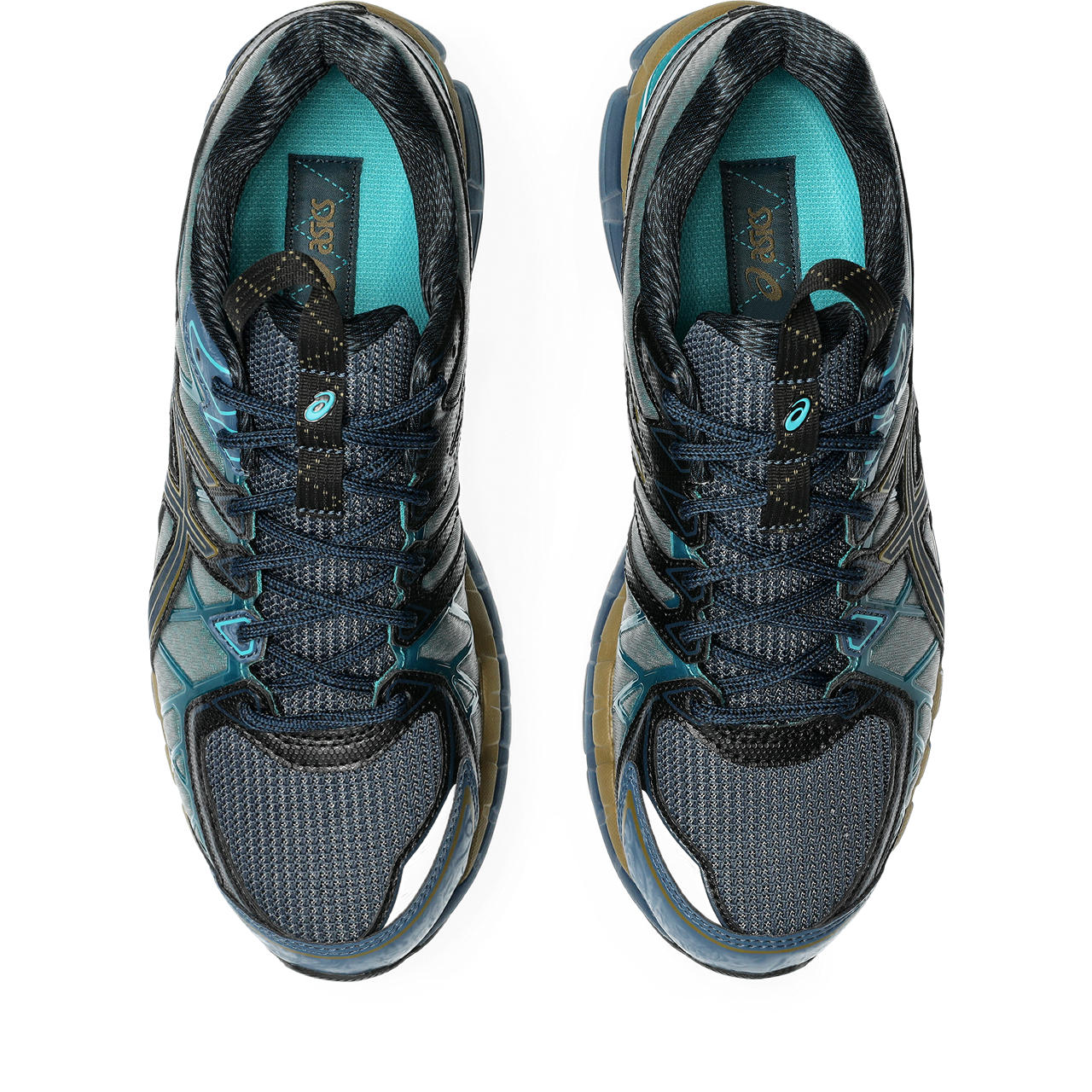 Asics Gel-Fujitrabuco Blue / Teal / Gold / Tan