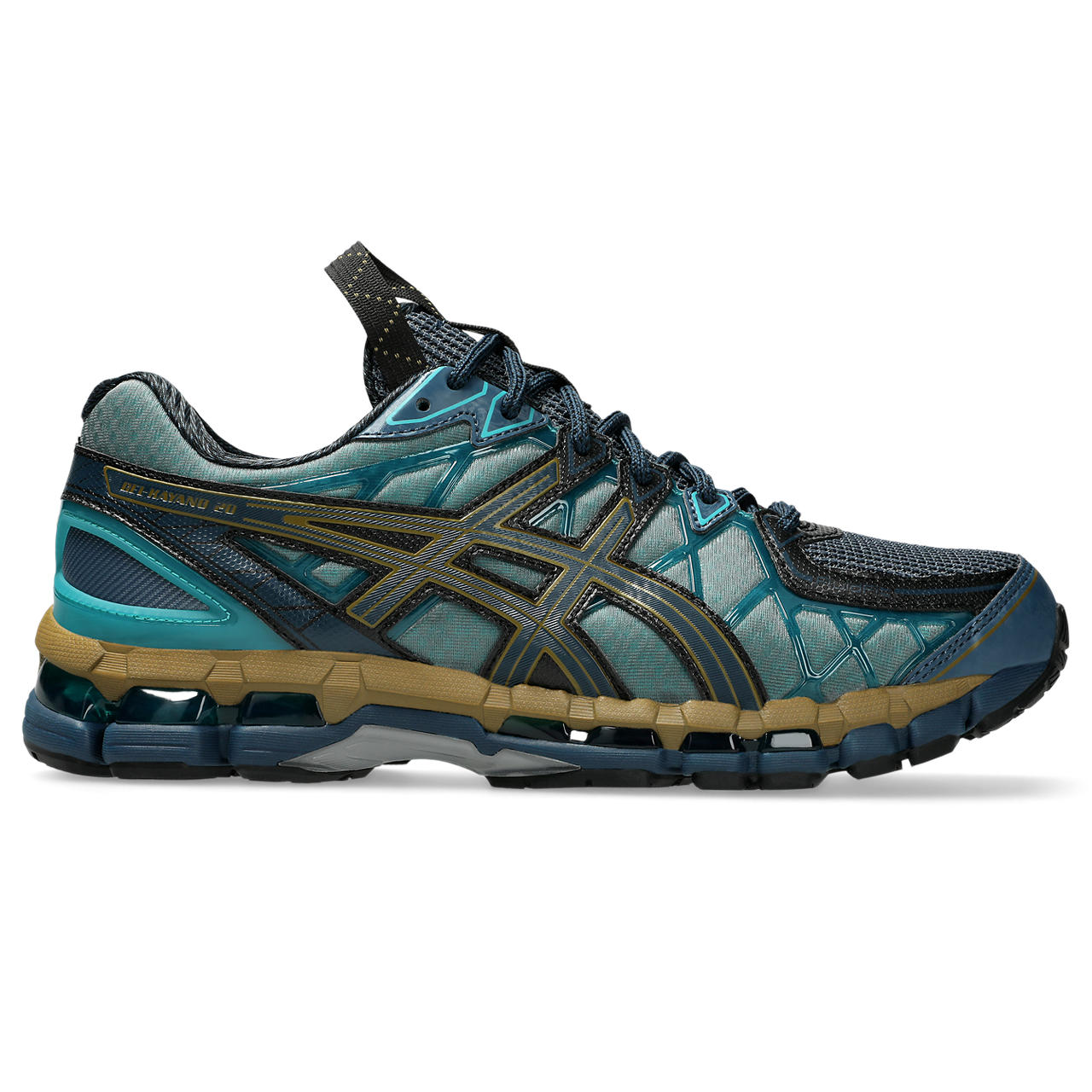 Asics Gel-Fujitrabuco Blue / Teal / Gold / Tan