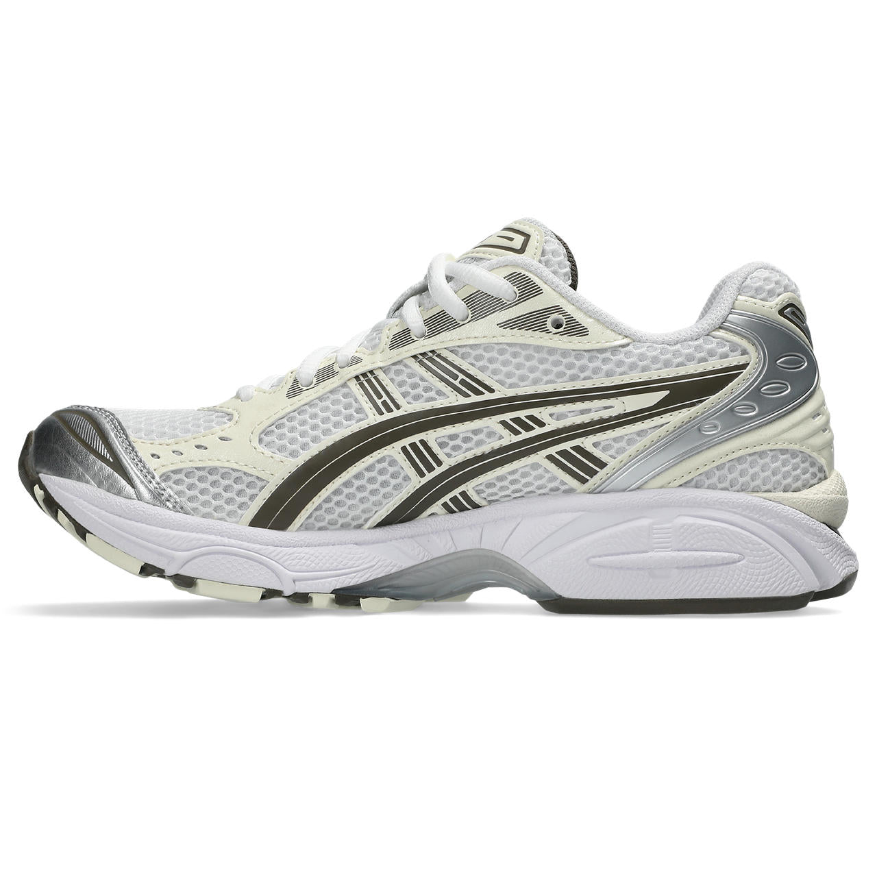 Asics Gel-Kayano 14 White / Olive / Metallic Silver
