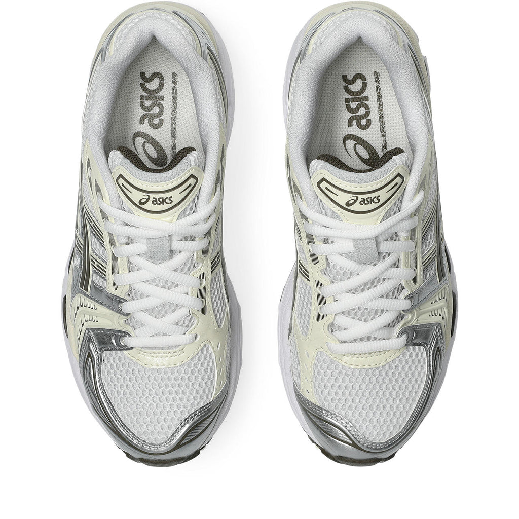 Asics Gel-Kayano 14 White / Olive / Metallic Silver
