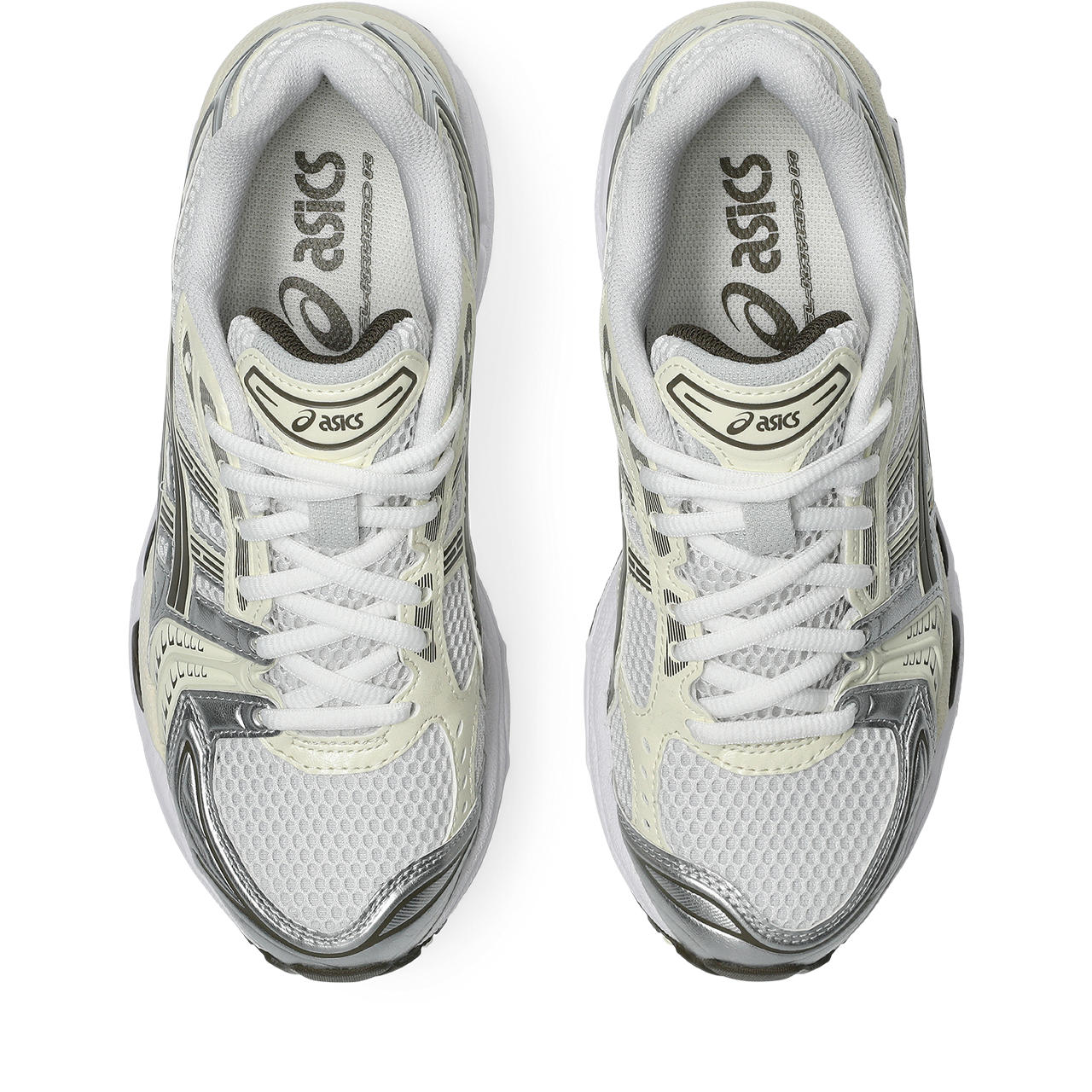 Asics Gel-Kayano 14 White / Olive / Metallic Silver