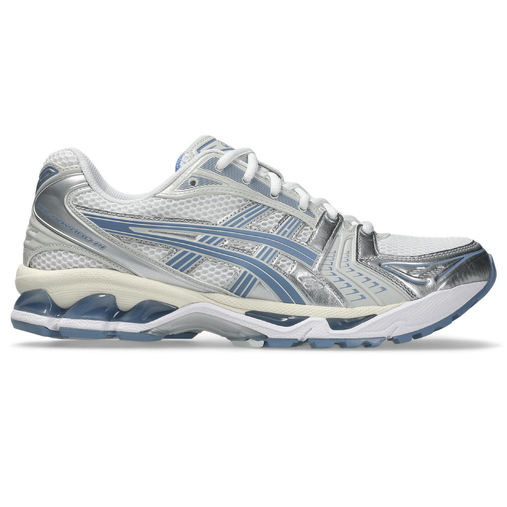 Asics Gel-Kayano 14 White / Metallic Silver / Dusty Blue