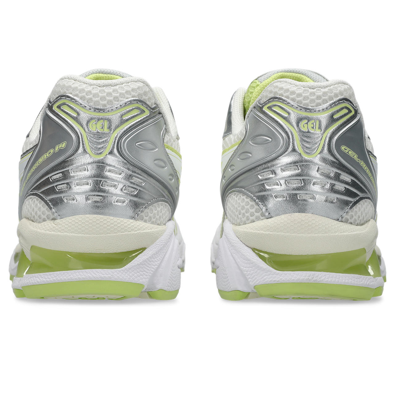 Asics Gel-Kayano 14 White / Metallic Silver / Lime Green