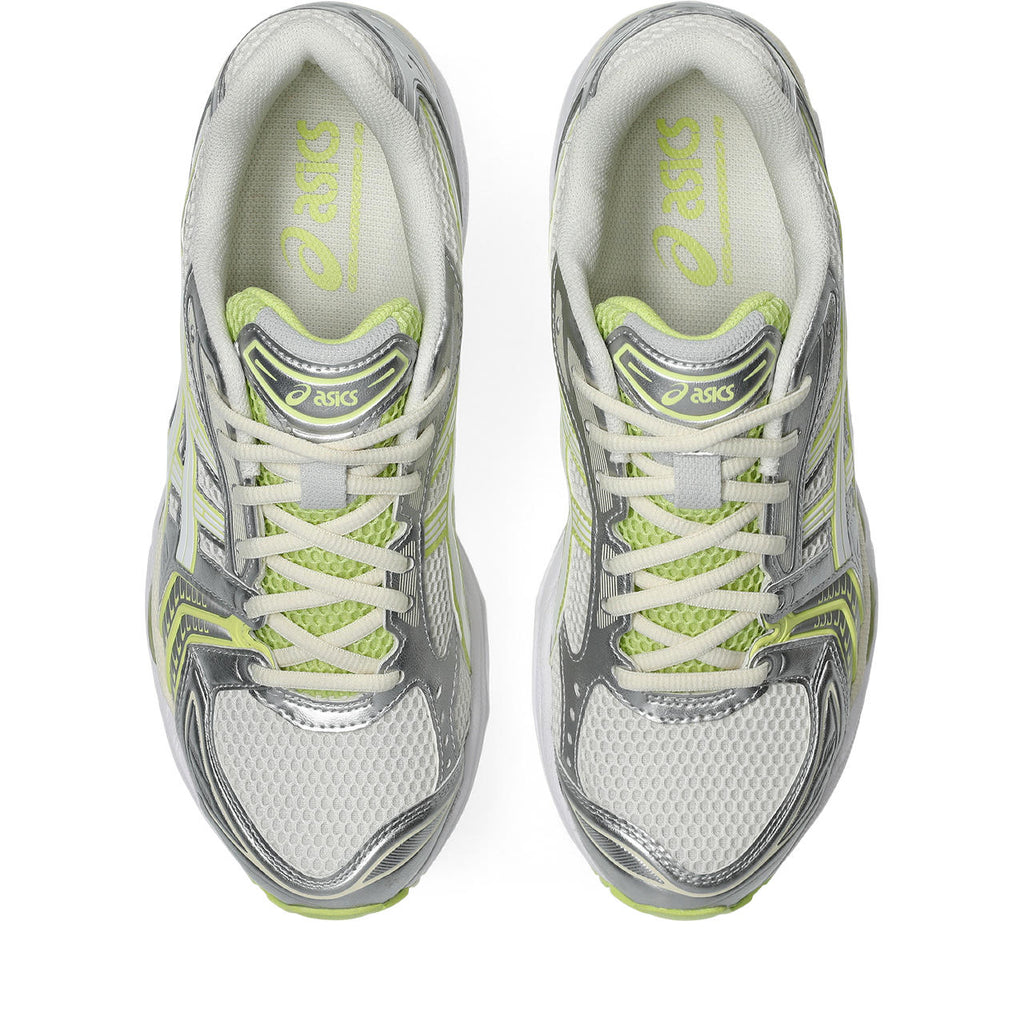 Asics Gel-Kayano 14 White / Metallic Silver / Lime Green