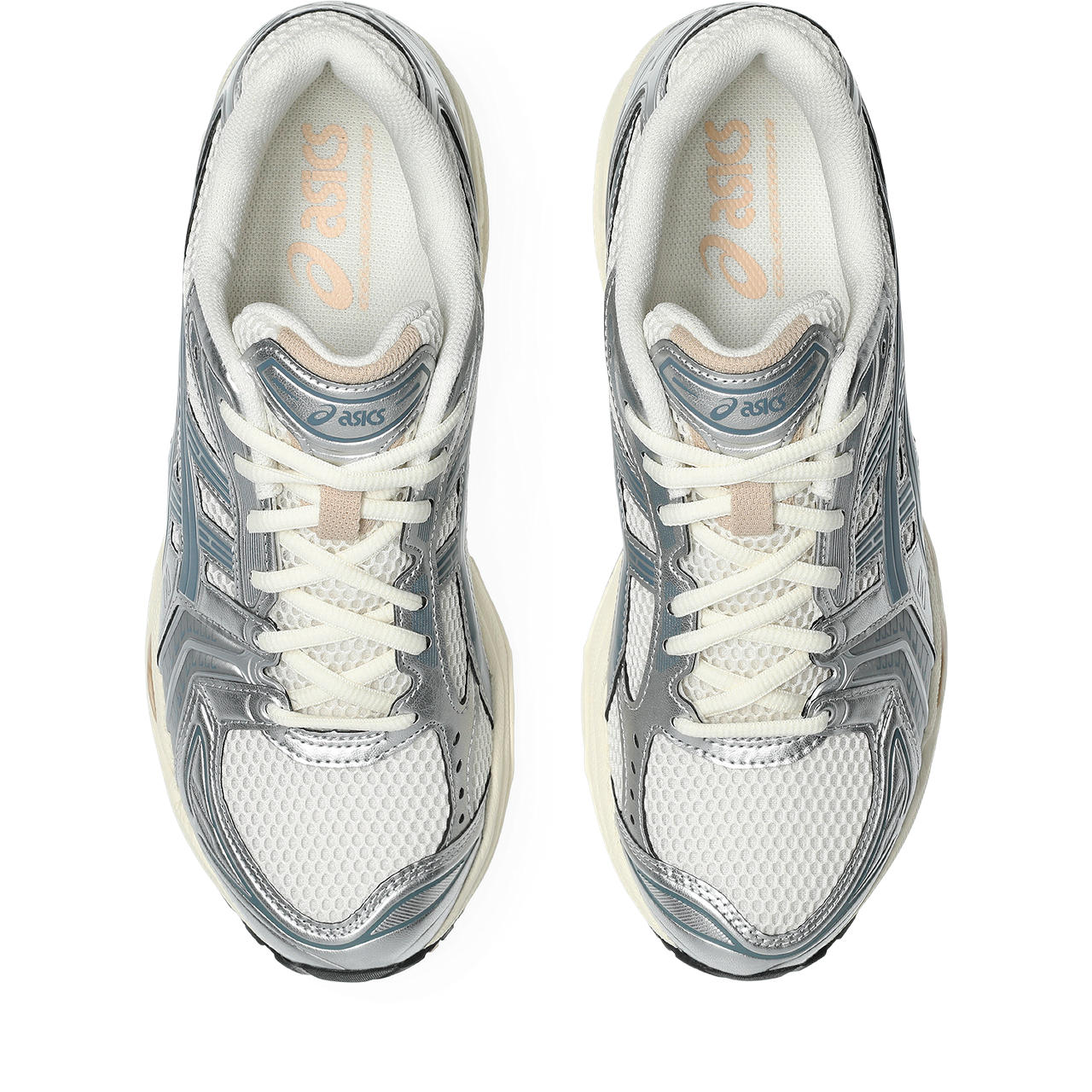 Asics Gel-Kayano 14 Cream / Metallic Silver / Slate Blue