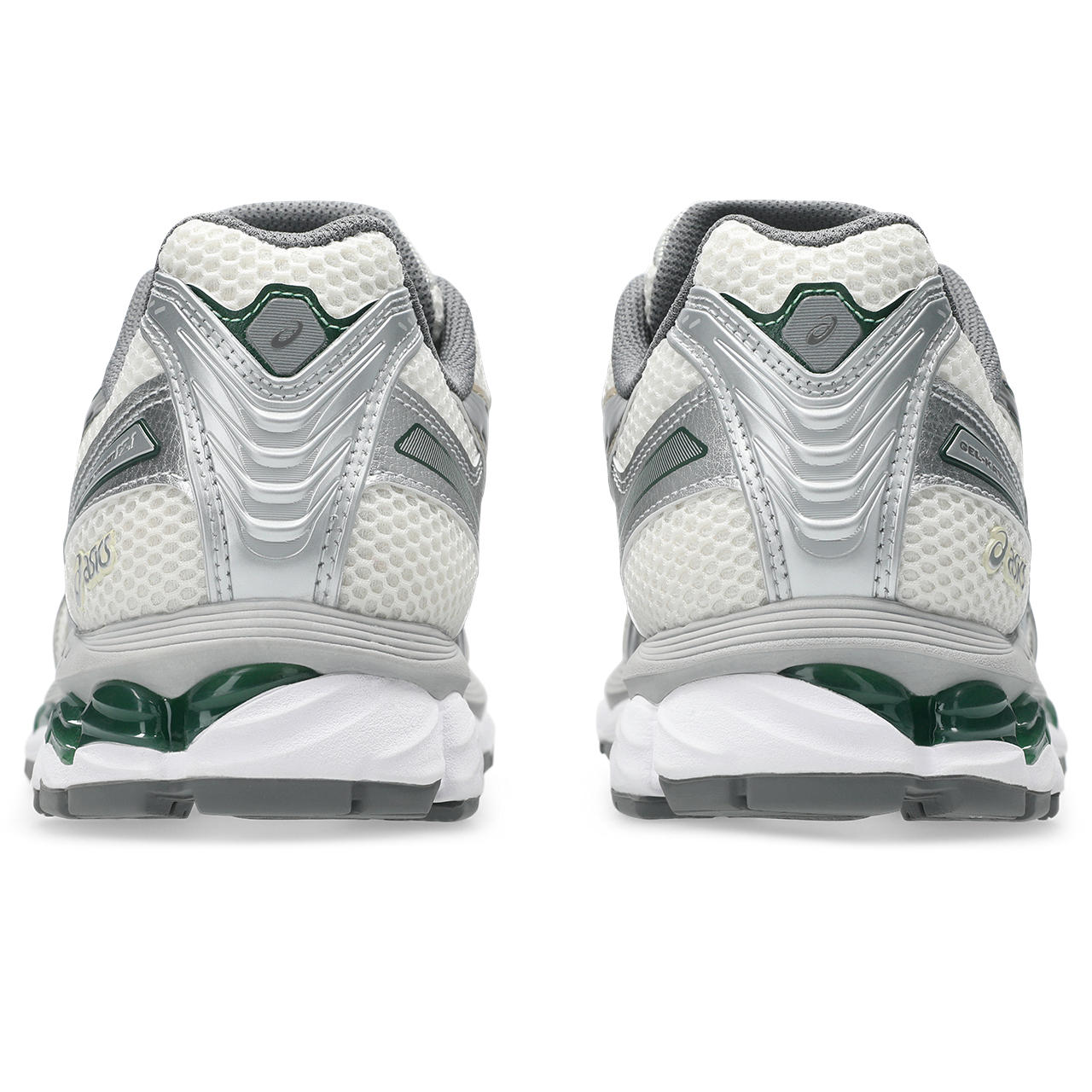 Asics Gel-Nimbus White / Metallic Silver / Dark Green / Beige