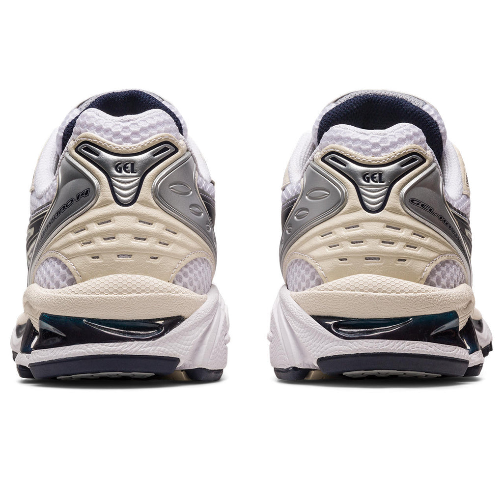 Asics Gel-Kayano 14 White / Cream / Metallic Silver / Navy