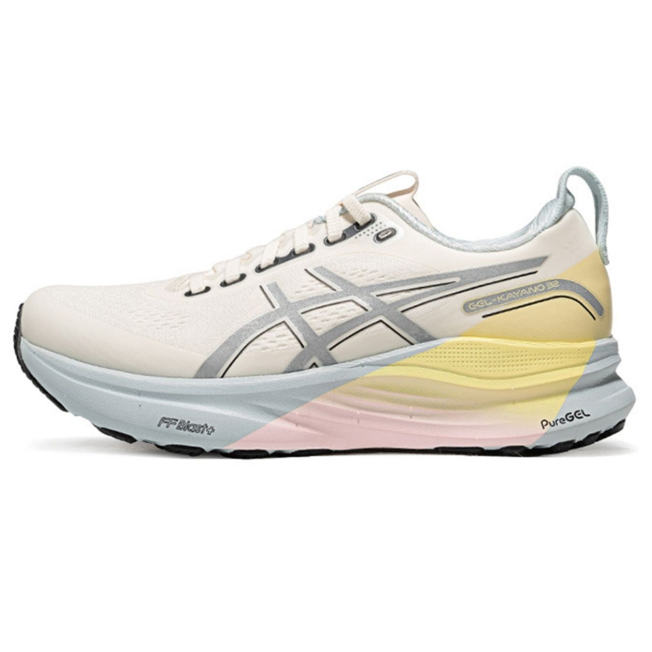 Asics Gel-Kayano 32 Cream / Silver / Yellow / Pink