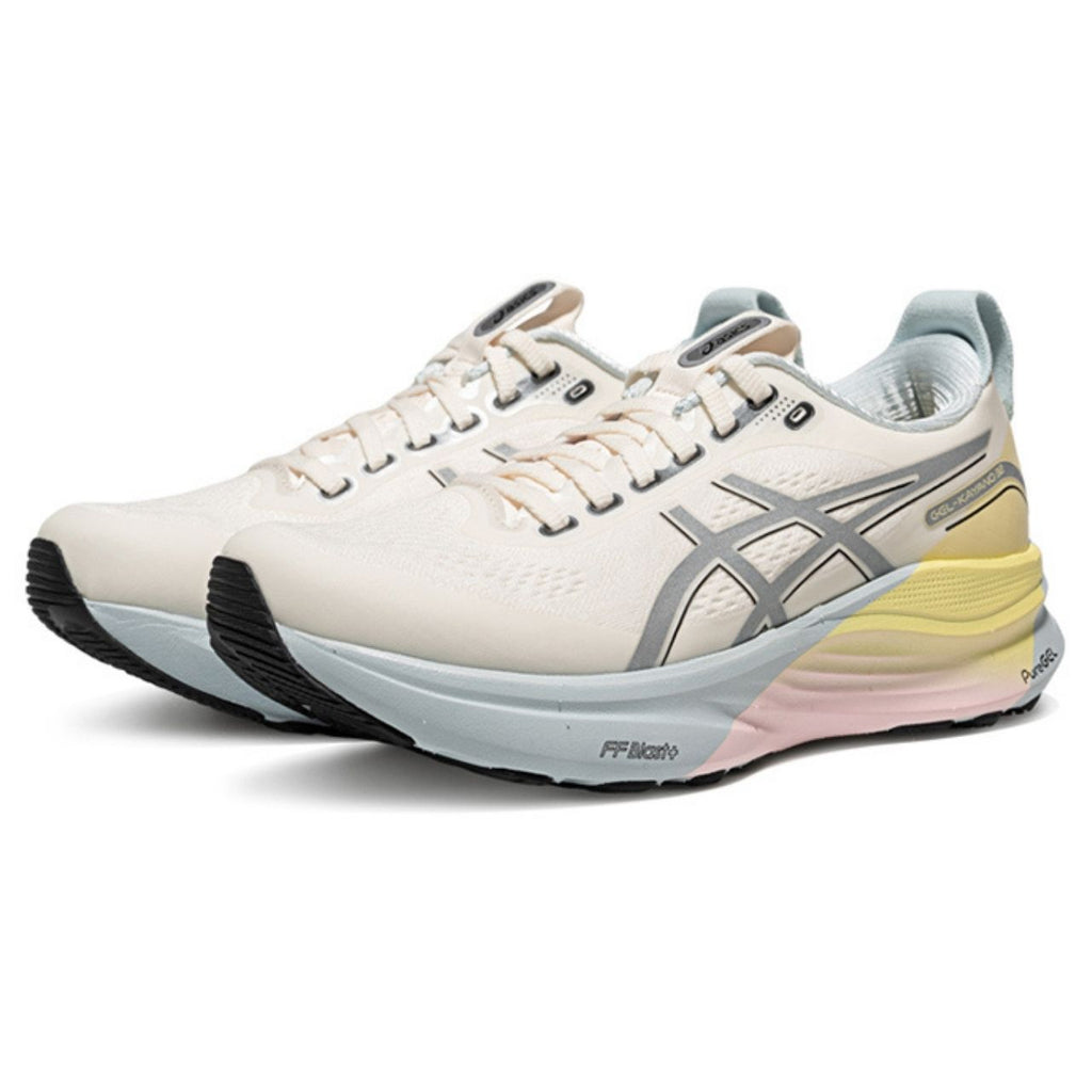 Asics Gel-Kayano 32 Cream / Silver / Yellow / Pink