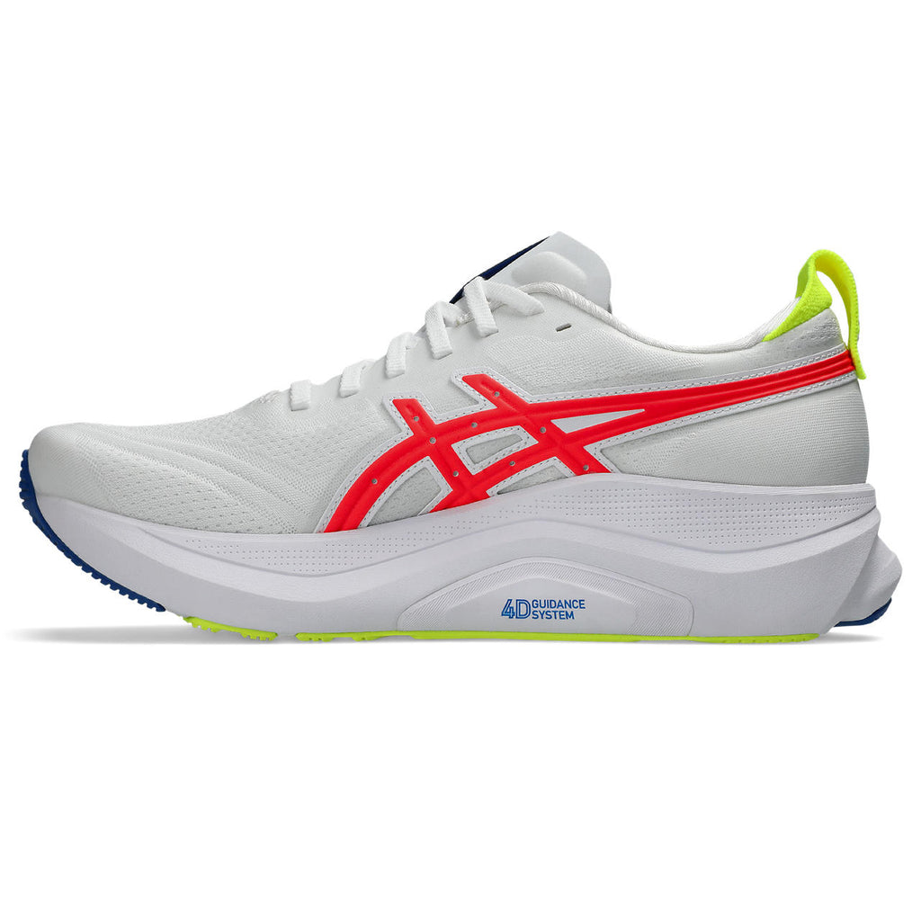 Asics Gel-Kayano 32 White / Red / Neon Yellow