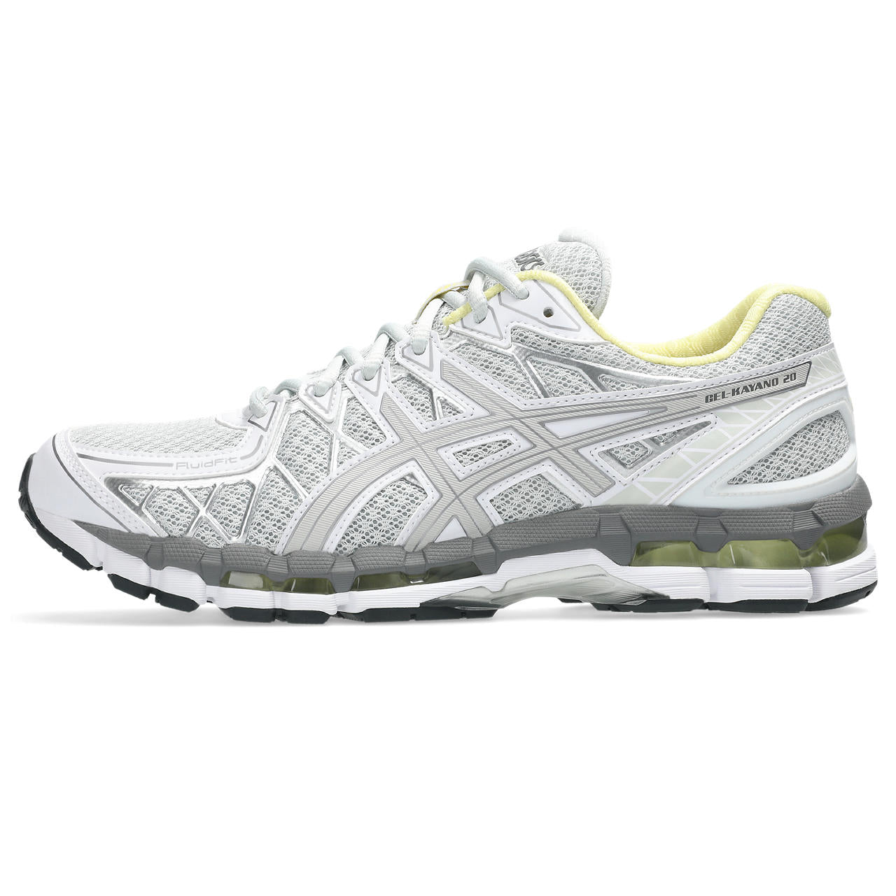 Asics Gel-Kayano 20 White / Silver / Pale Yellow