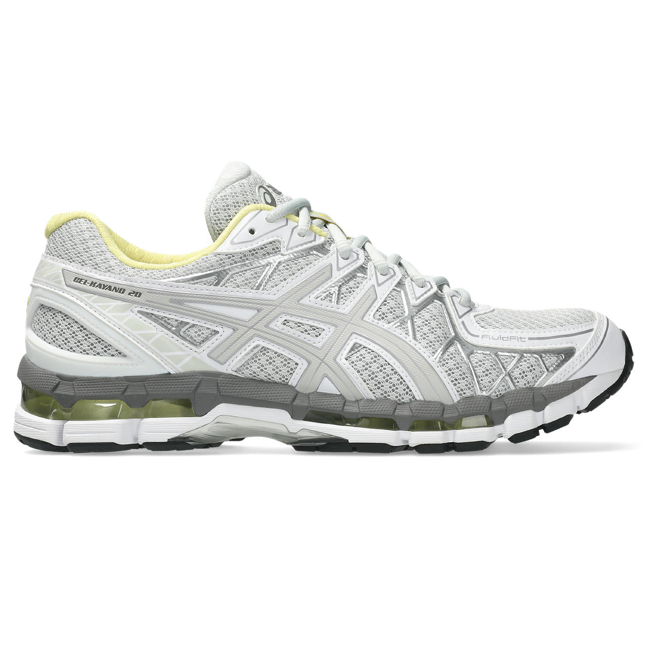 Asics Gel-Kayano 20 White / Silver / Pale Yellow