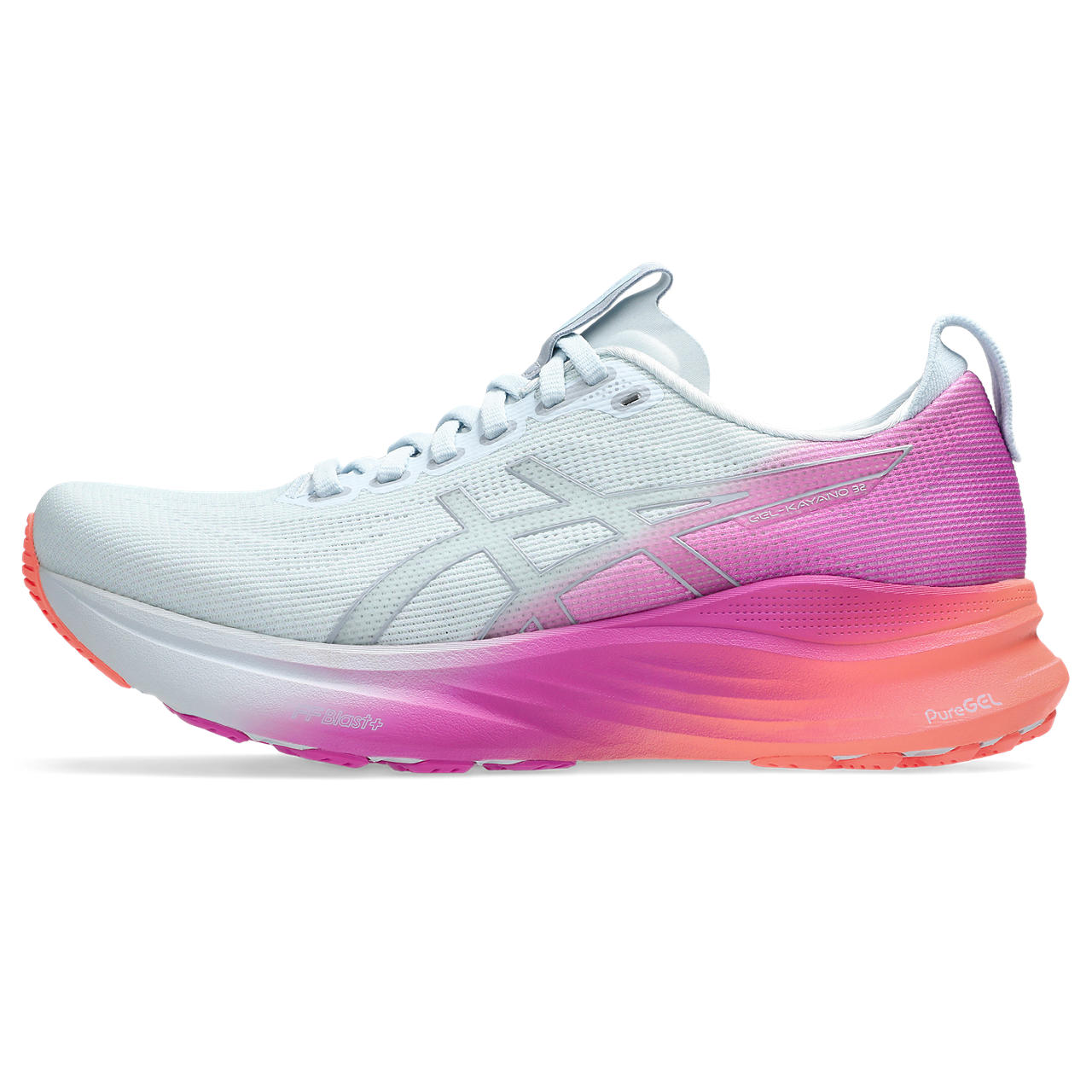 Asics Gel-Kayano 32 Light Blue / Pink / Orange Gradient