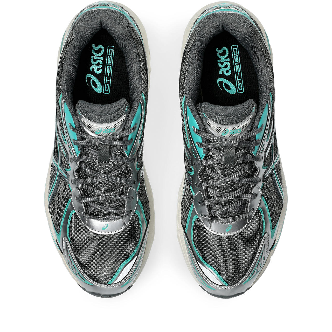 Asics GT-2160 Dark Gray / Silver / Turquoise