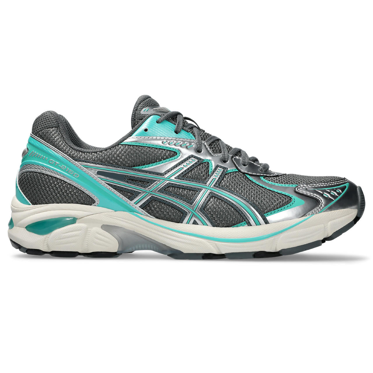 Asics GT-2160 Dark Gray / Silver / Turquoise