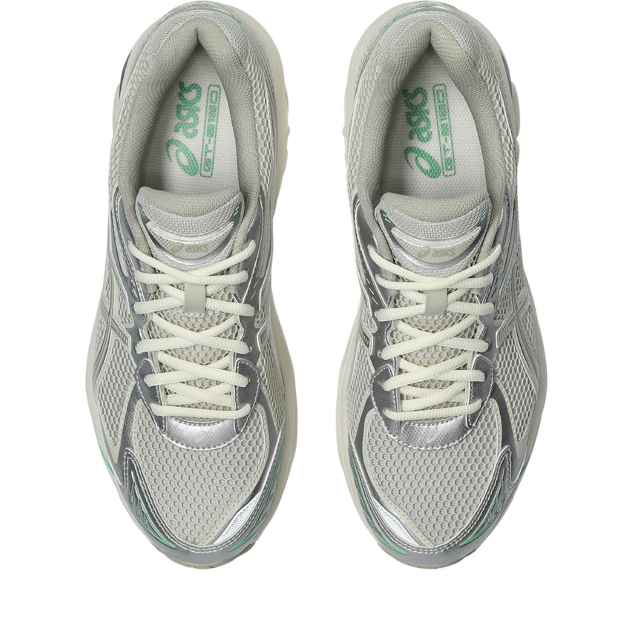 Asics GT-2160 Silver / Off-White / Light Green