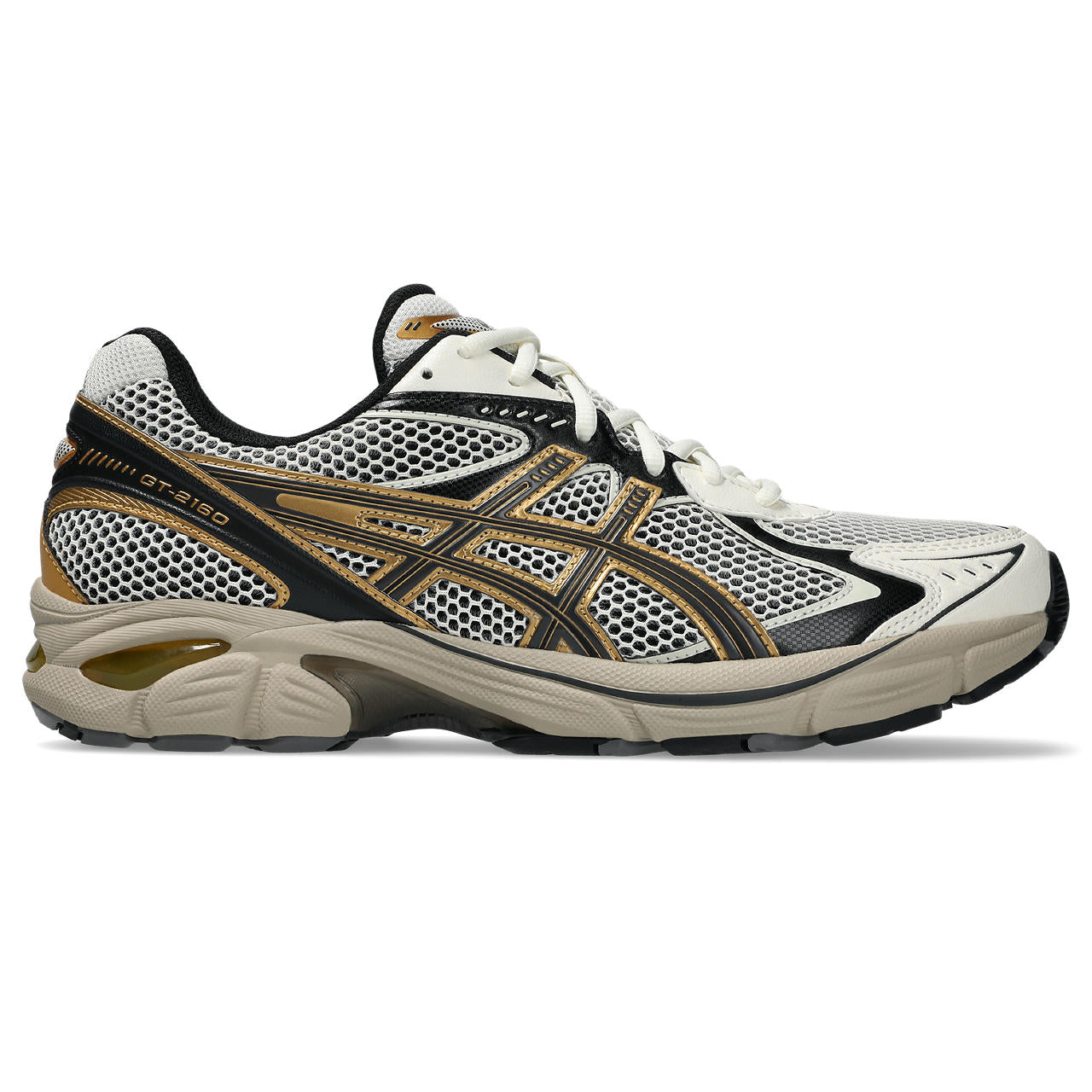 Asics GT-2160 Off-White / Black / Gold