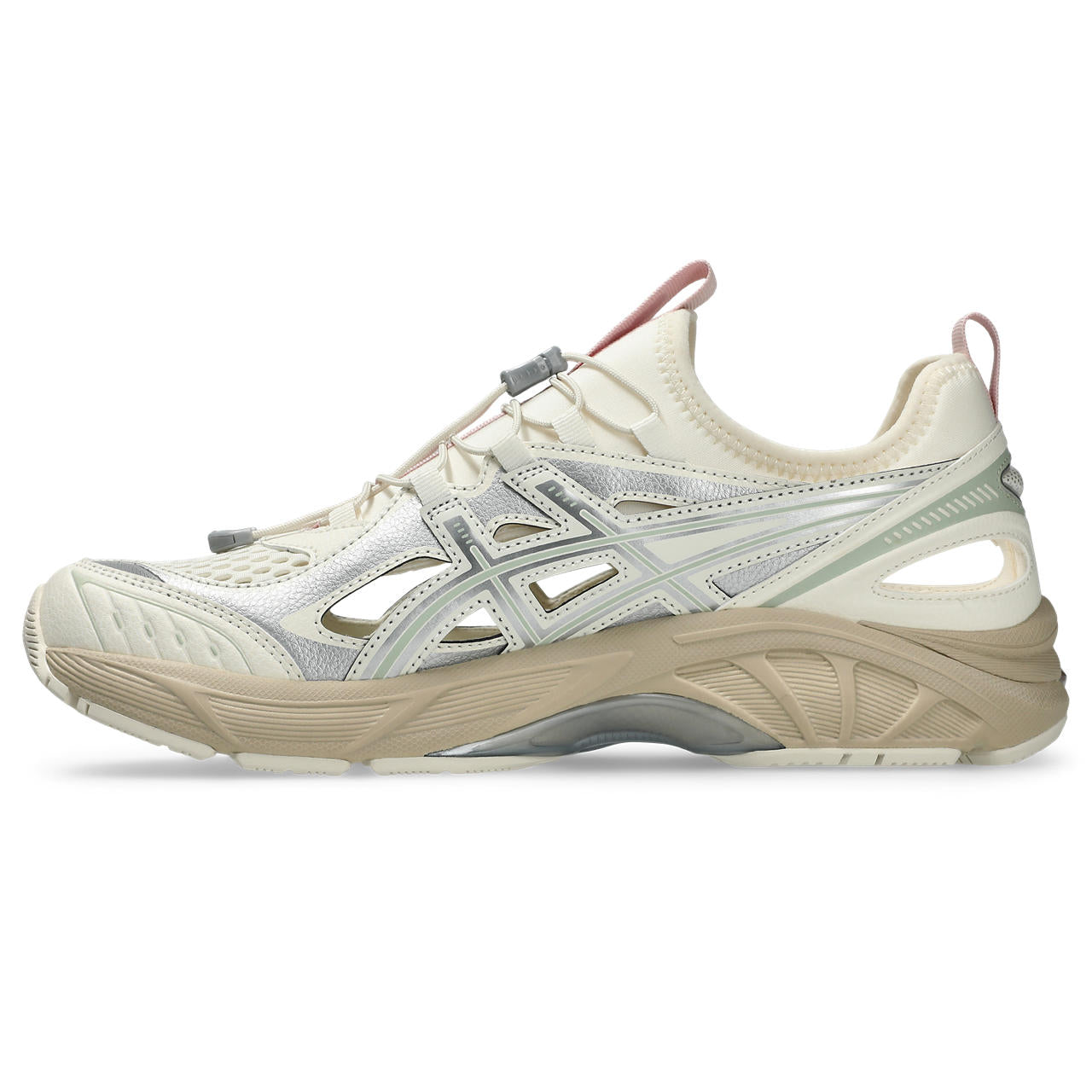 Asics GT-2160 Cream / Silver / Light Green / Pink