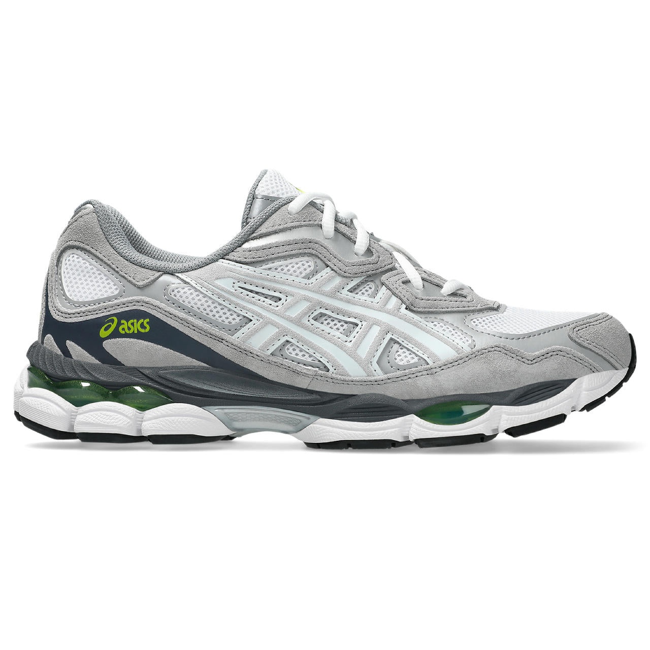 Asics Gel-Nimbus 24 – White/Light Grey/Navy Sneaker