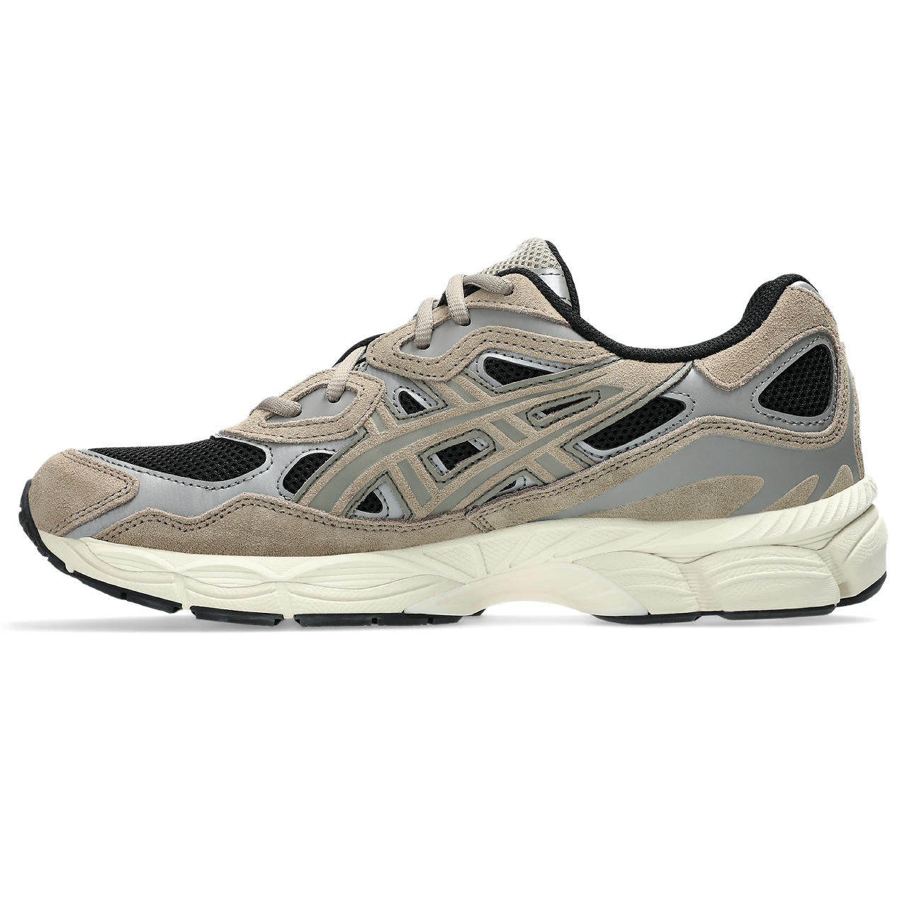 Asics Gel-Nimbus 24 – Beige/Black/Silver Sneaker