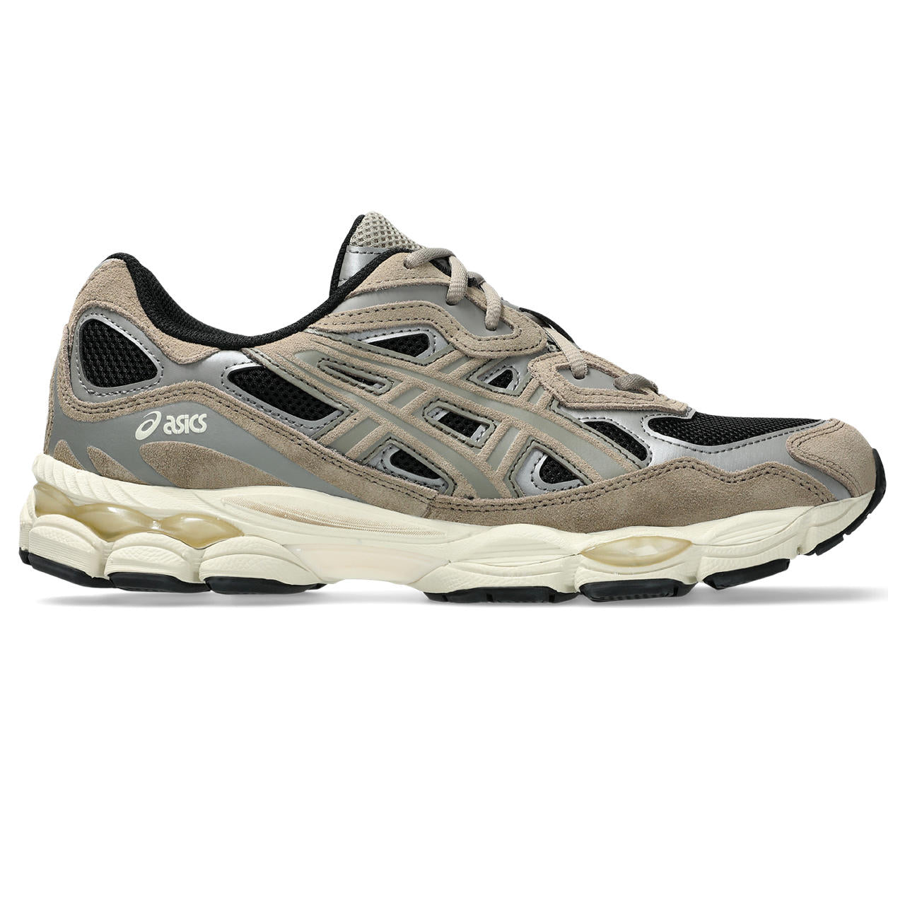 Asics Gel-Nimbus 24 – Beige/Black/Silver Sneaker
