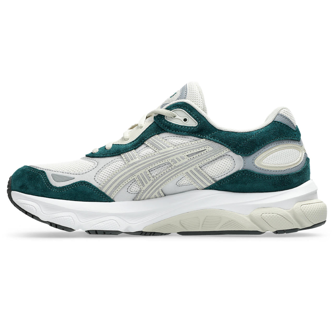 Asics Gel-Nimbus 24 – Cream/Teal Green Sneaker