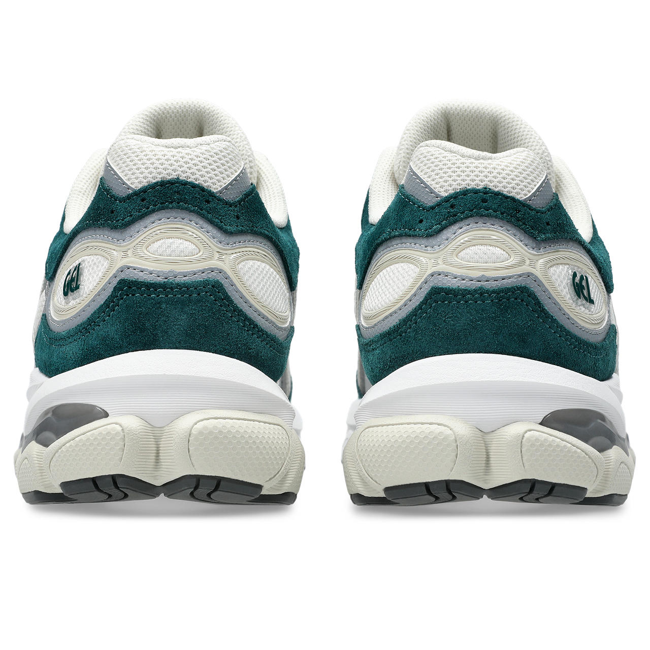 Asics Gel-Nimbus 24 – Cream/Teal Green Sneaker